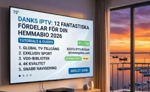 Danks IPTV: 12 Fantastiska fördelar för din hemmabio 2026